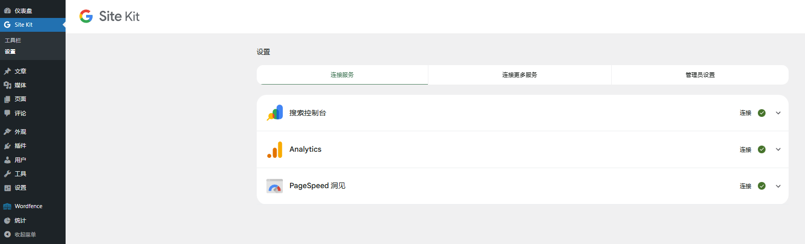 Site Kit by Google插件